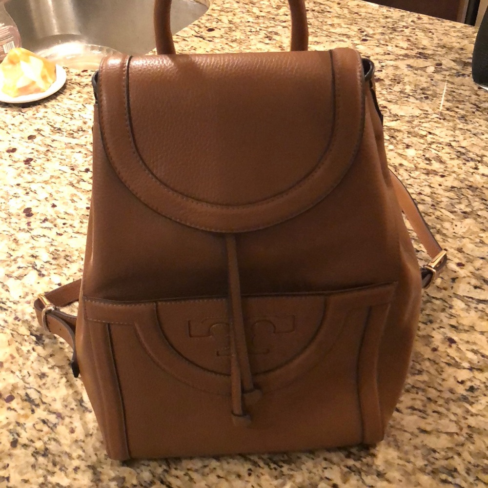 Tory Burch leather backpack